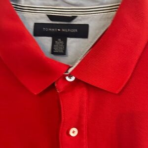 Tommy Hilfiger Men's Vibrant Red Polo